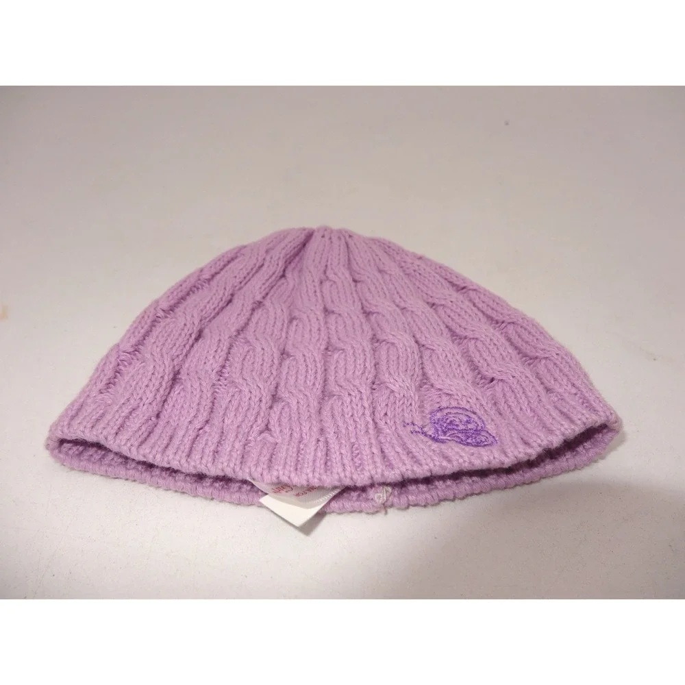 American Girl 2010 Pretty & Plaid Dress Cozy Knit Beret Hat only Lavender Doll